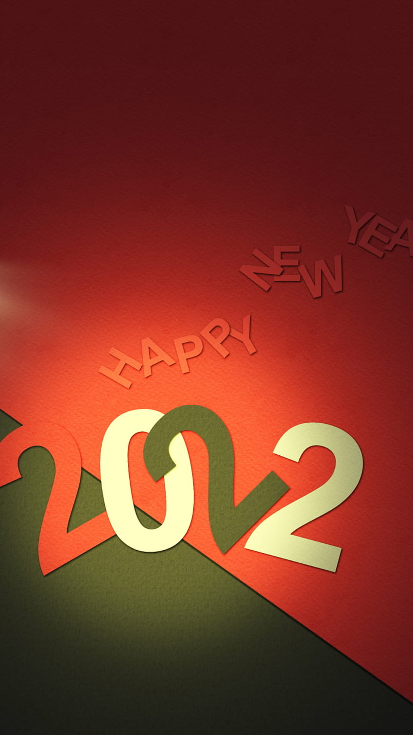 2022, Happy New Year HD phone wallpaper