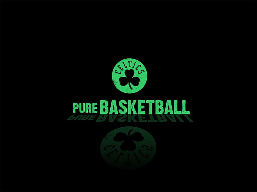 Logotipo de los Celtics de Boston. Baloncesto fondo de pantalla