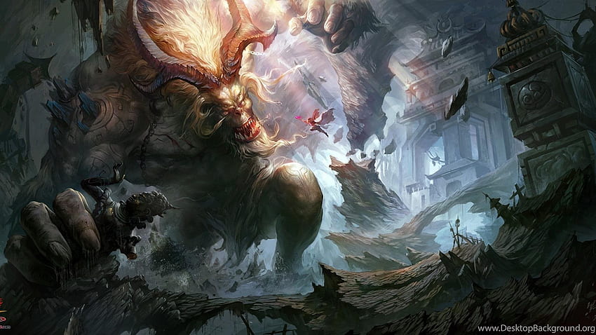 Karya Seni Seni Fantasi MMORPG Story Hero Zhuxian Wallpaper HD