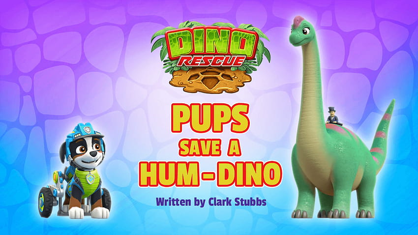Dino Rescue: Os filhotes salvam um zumbido Dino, Paw Patrol Christmas papel de parede HD