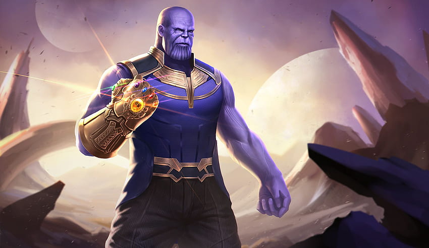 THANOS INFINITY GAUNTLET - Thanos Infinity Gauntlet 2020, Superheroes,, Fortnite Infinity War HD wallpaper