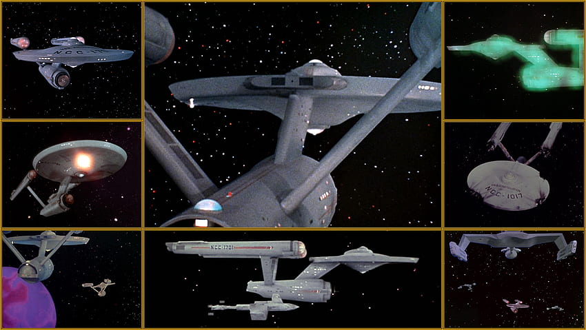 Original Star Trek Starships, Starships, Constellation, Enterprise, Star Trek, Spaceships, Defiant, Exeter HD wallpaper