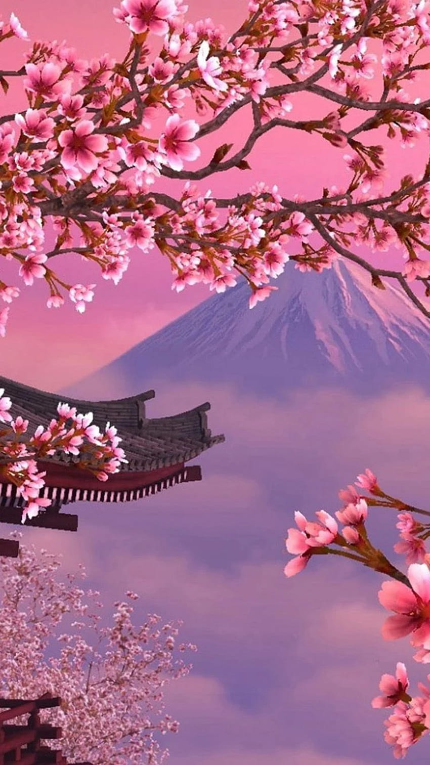 Anime Aesthetic Cherry Blossom. Cherry blossom , Cherry blossom japan,  Scenery , Japanese Sakura Anime HD phone wallpaper | Pxfuel