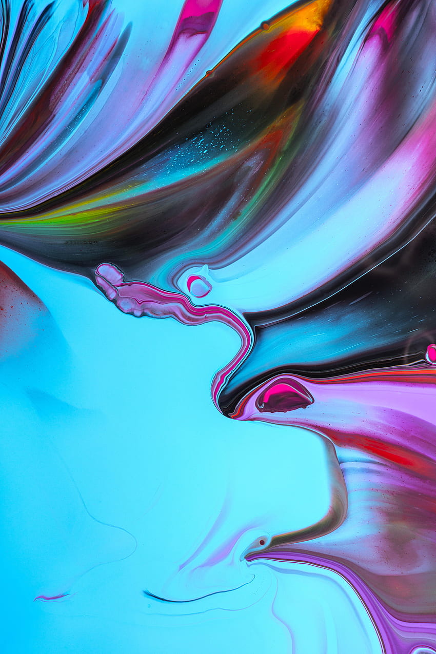 Abstract, Divorces, Multicolored, Motley, Paint, Liquid, Mixing HD ...