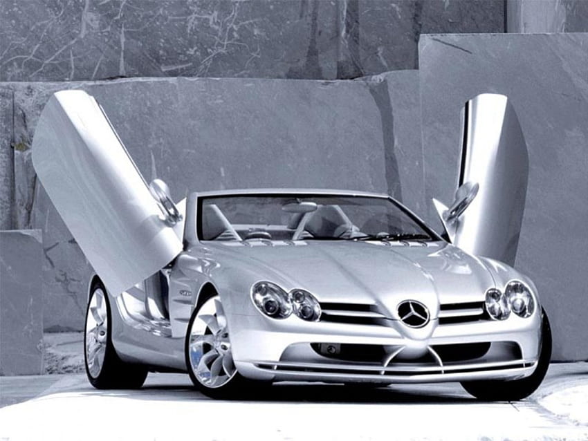 Mercedes Vision SLR, slr, gullwing, mercedes HD wallpaper