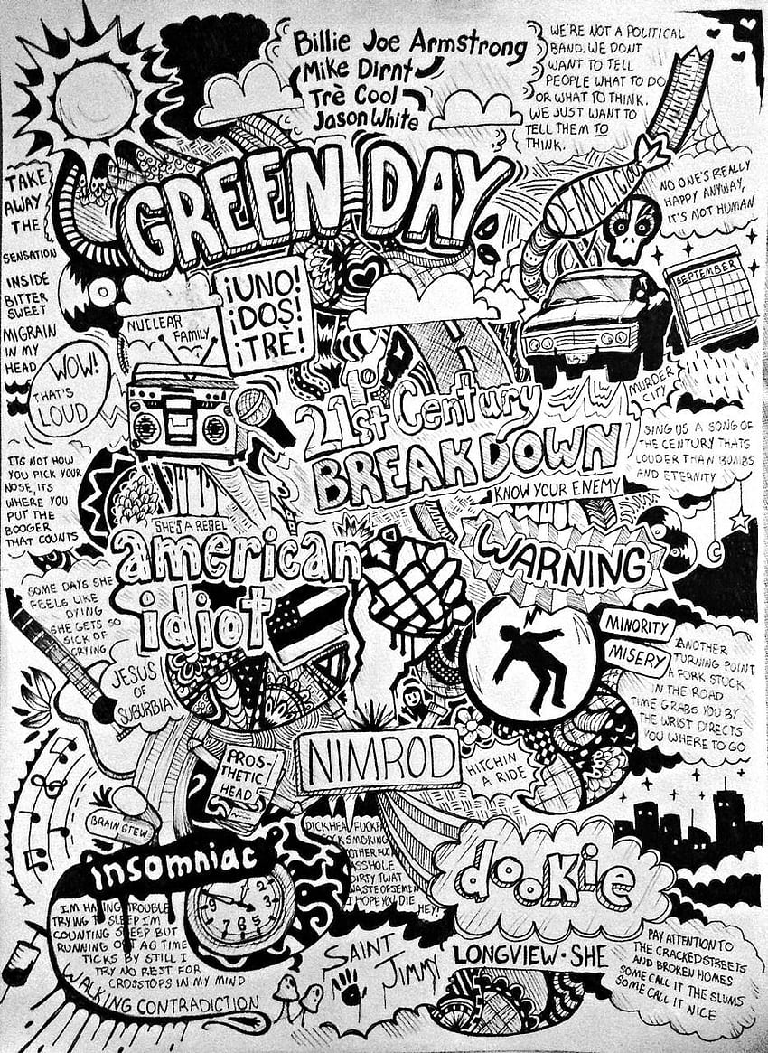 designquixotic. Green day, Band , Band HD phone wallpaper