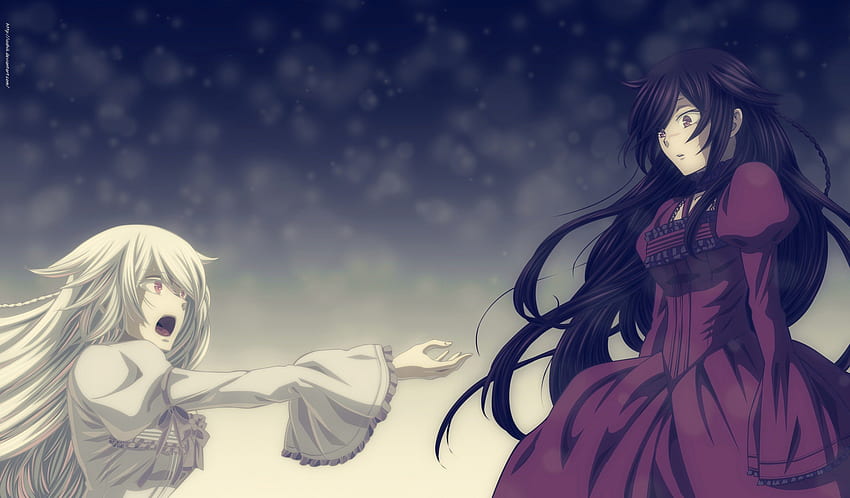 Pandora Hearts, screenshot, gothic, anime, alice, girl, long hair, dark Wallpaper HD