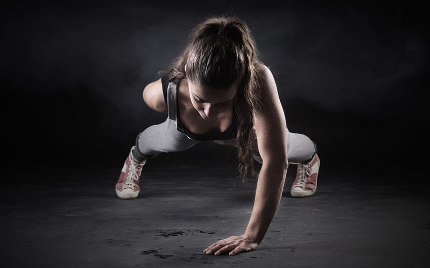 Fitness Girl One Hand Push Up [] for your , Mobile & Tablet. Explore Gym . Fitness , Fitness , Gym Motivation, Girls Fitness HD wallpaper