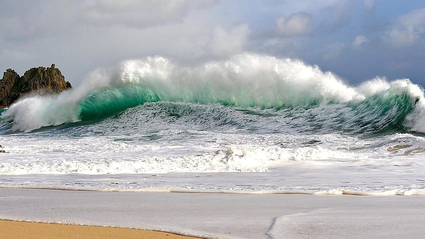 ocean fury, sea, sand, graphy, beauty, beach, summer, waves, water, ocean HD wallpaper