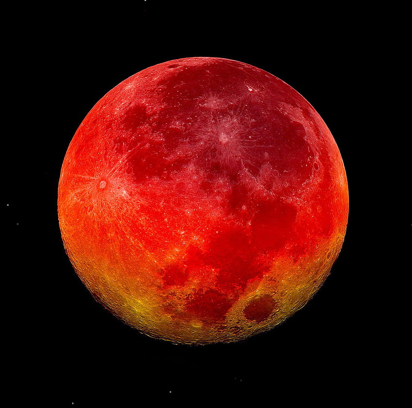 Кървава Луна, Червена Луна HD тапет