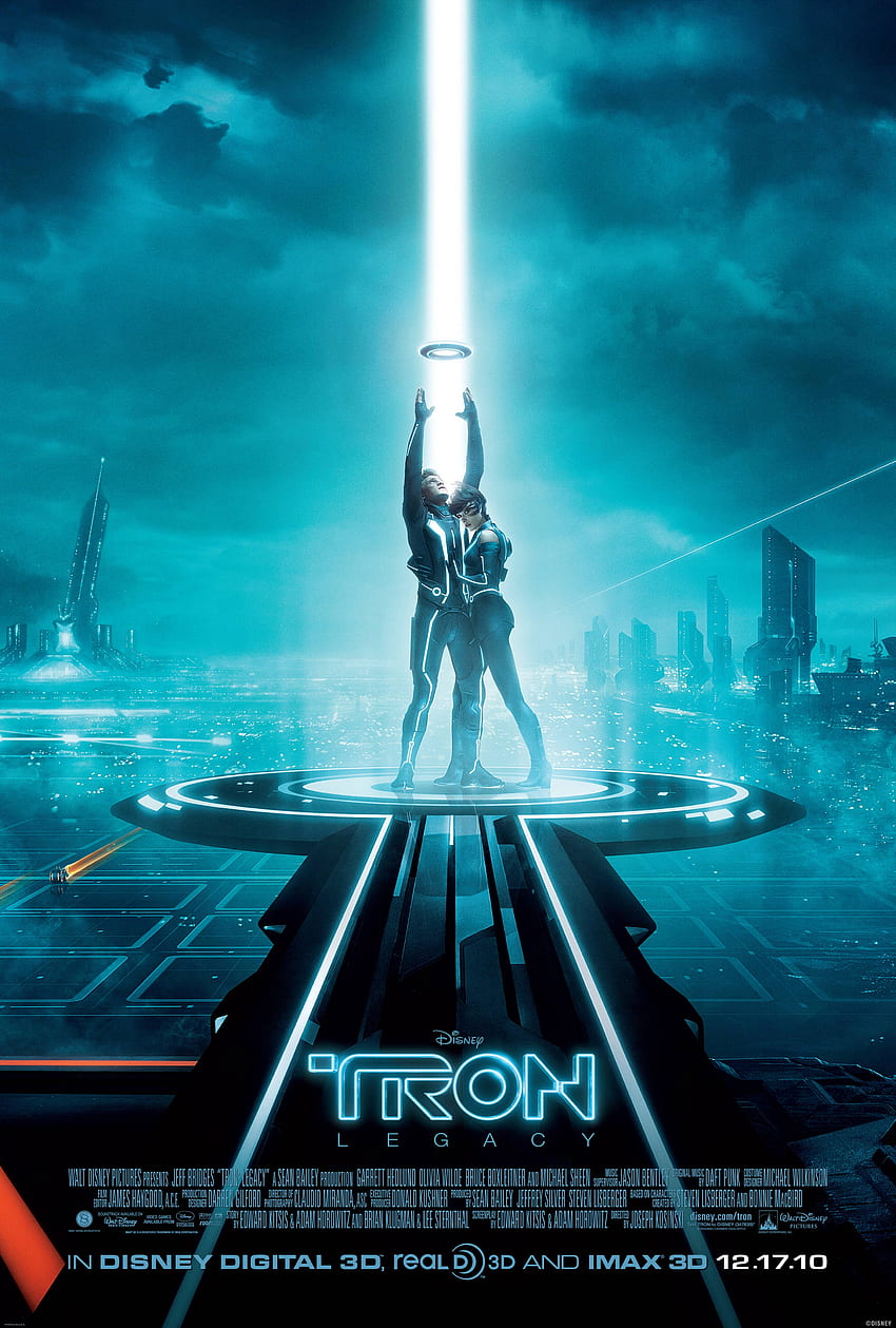 Poster Film Tron Legacy, Tron iPhone wallpaper ponsel HD