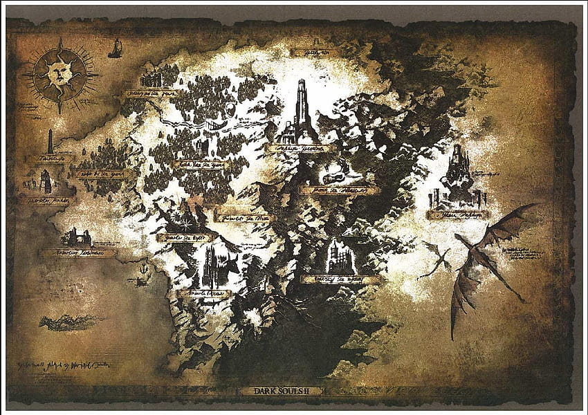Dark Souls 2 Map : gaming HD wallpaper