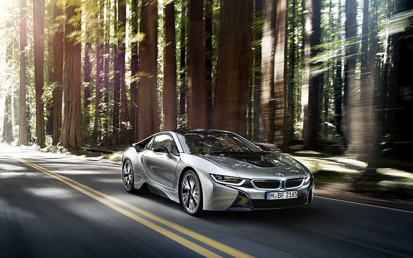 Bmw, Cars, Side View, Silver, Silvery, I8 HD wallpaper