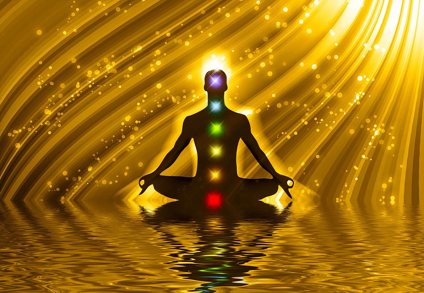 Priorità bassa di chakra, Kundalini Yoga Sfondo HD
