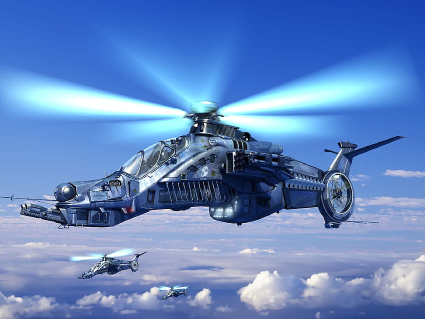 - Future Attack Helicopter - Military Scale Models, Aircraft. Chain HD wallpaper