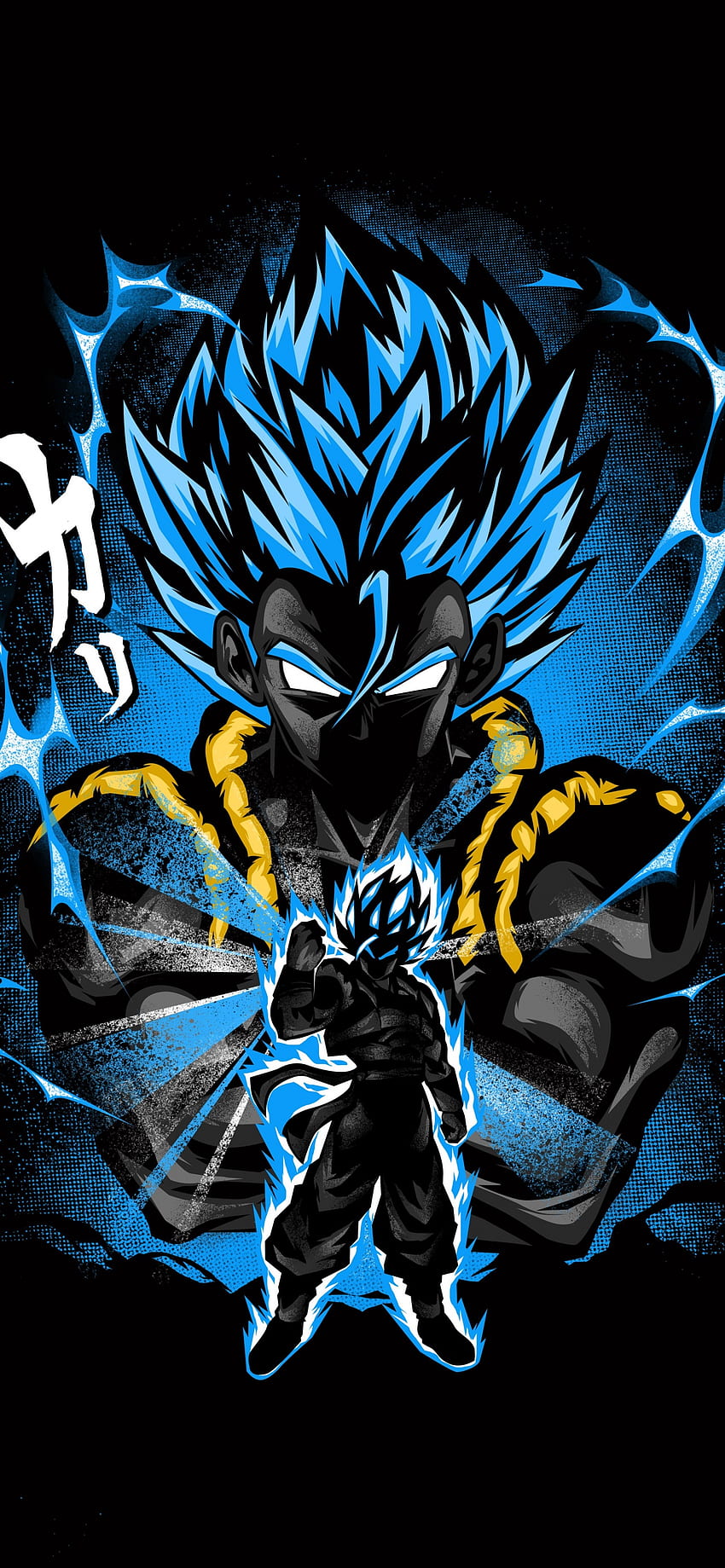 Goku , Fusion Attack, Dragon Ball Z, Anime Series, Black Dark, Dragon Ball Z Fusion HD phone wallpaper