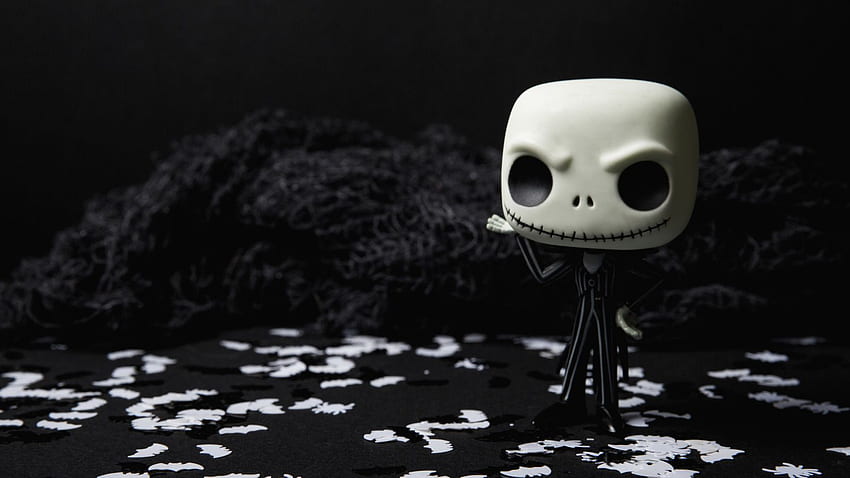 Scary Skull Doll ฮัลโลวีน Creepy Resolution วอลล์เปเปอร์ HD