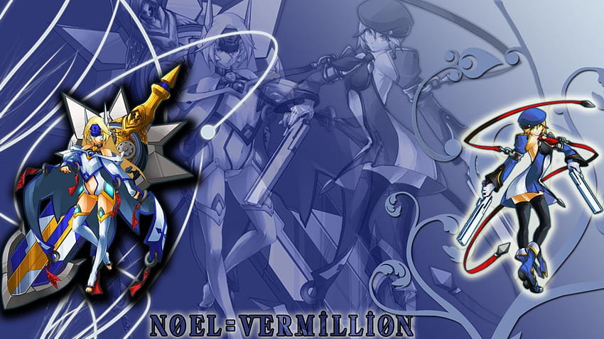 Video games Blazblue Noel Vermillion anime HD wallpaper