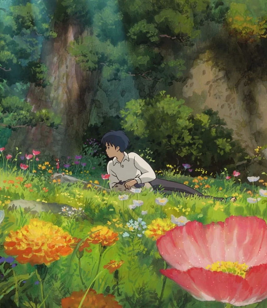Studio Ghibli temático para teléfonos inteligentes, Studio Ghibli Nature fondo de pantalla del teléfono