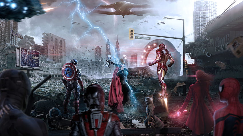 Avengers Endgame Assemble 2019 , Artwork , Avengers Endgame , Behance , Captain America , , Iron Man , Superheroes , Thor HD wallpaper