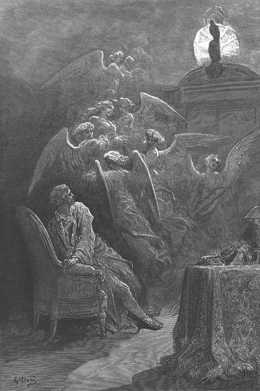 Gustav Dore Poe. Lucifer, Gustave Doré HD telefon duvar kağıdı