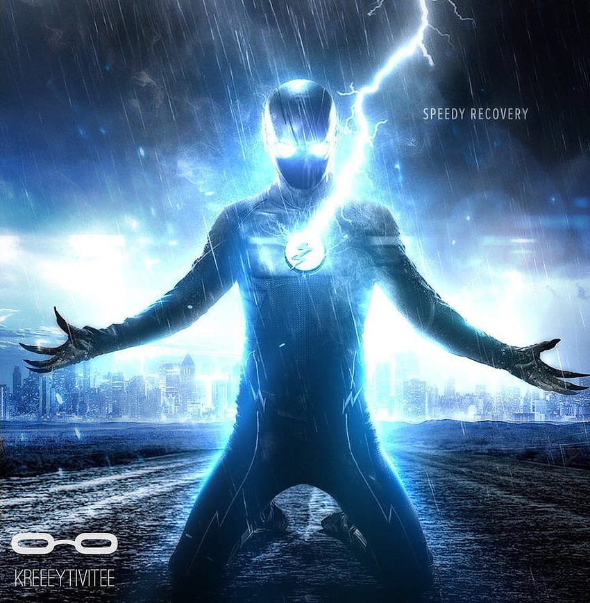 The Flash Zoom, Blue Flash HD phone wallpaper