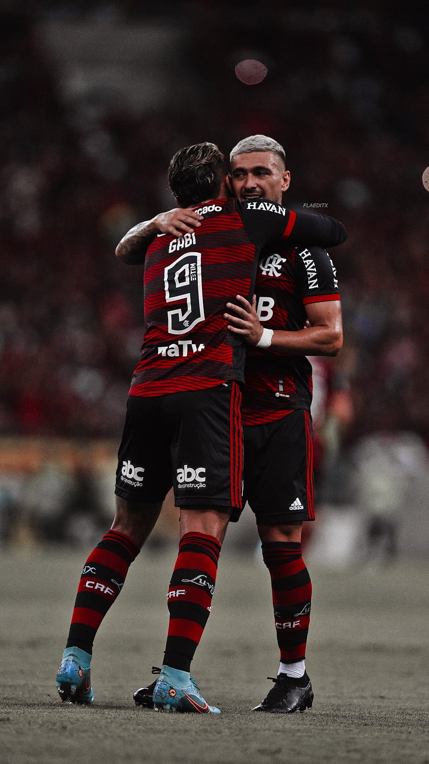 Flamengo, Gabigol, Arrascaeta HD-Handy-Hintergrundbild