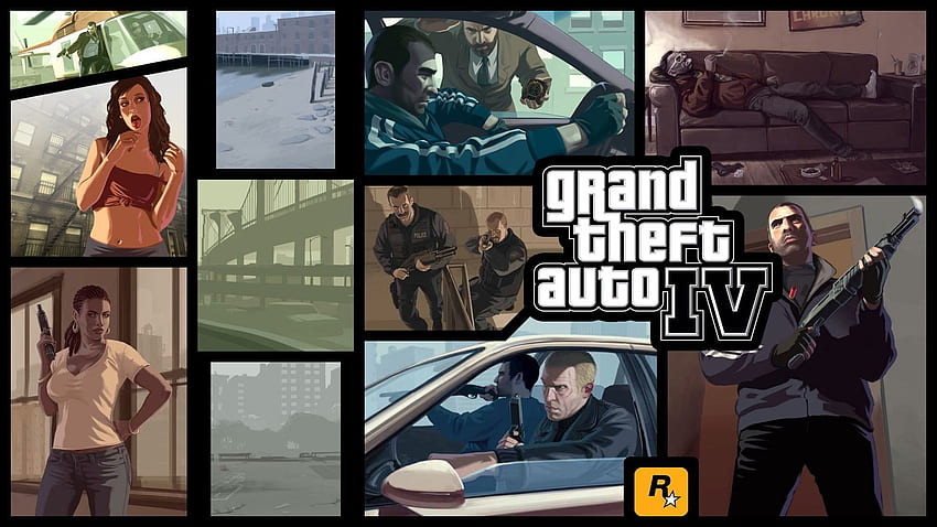 Grand Theft Auto IV poster, GTA 4 HD wallpaper