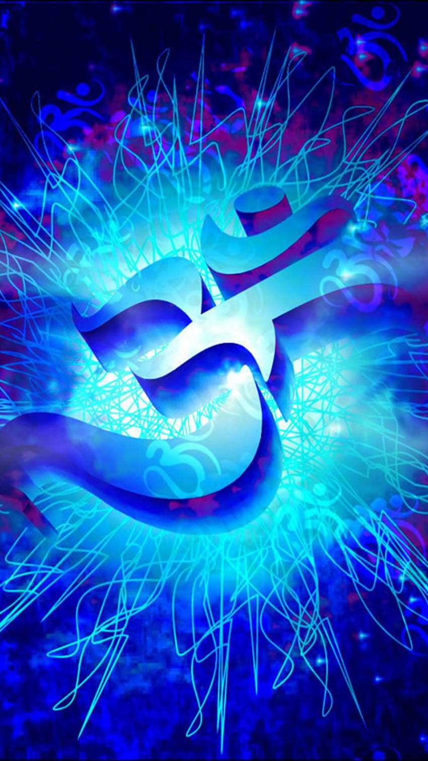 Om Peace 3D Blue Pure Ultra Mobile [] for your , Mobile & Tablet. Explore Mobile . for Cell Phones HD phone wallpaper