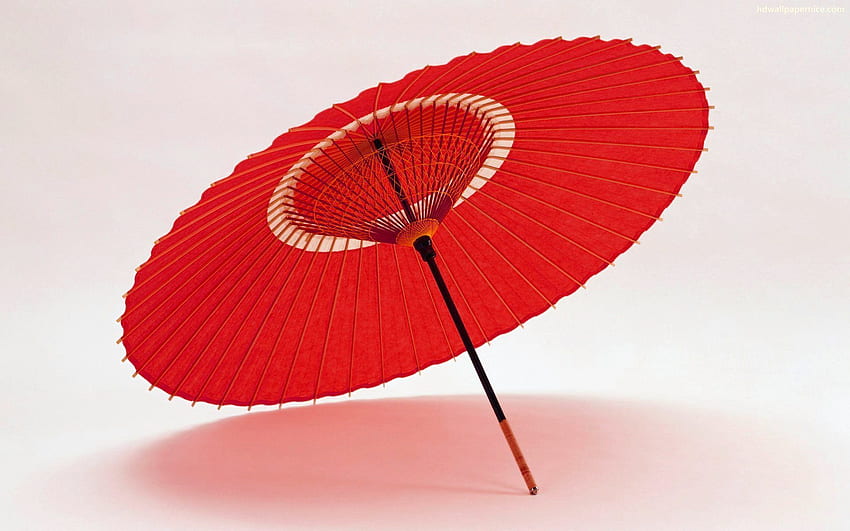Japanischer Geisha-Regenschirm HD-Hintergrundbild