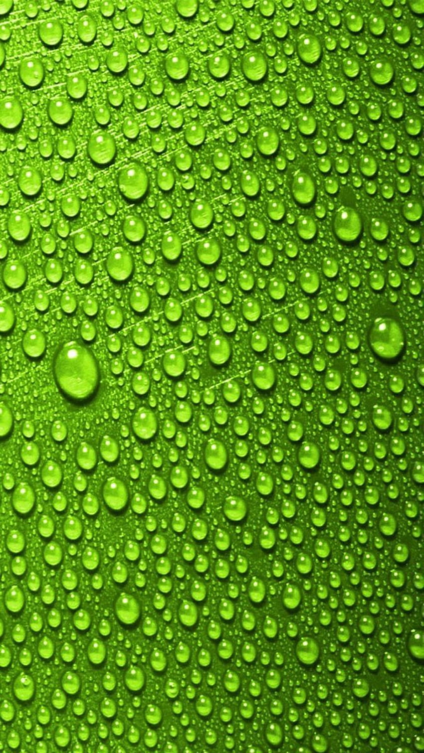 Green Water droplets Galaxy S3 HD phone wallpaper