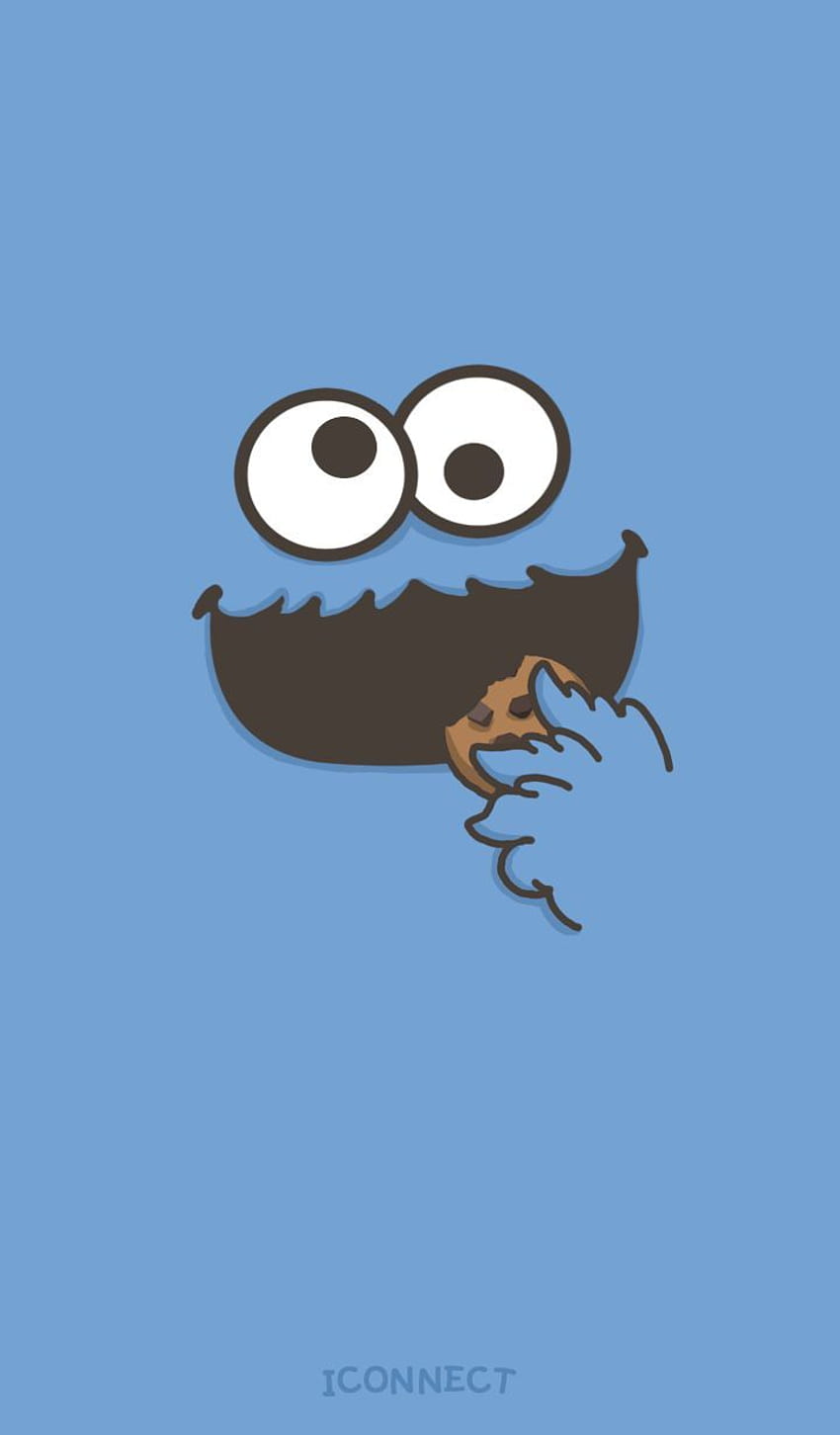 Cookie Monster iPhone HD phone wallpaper