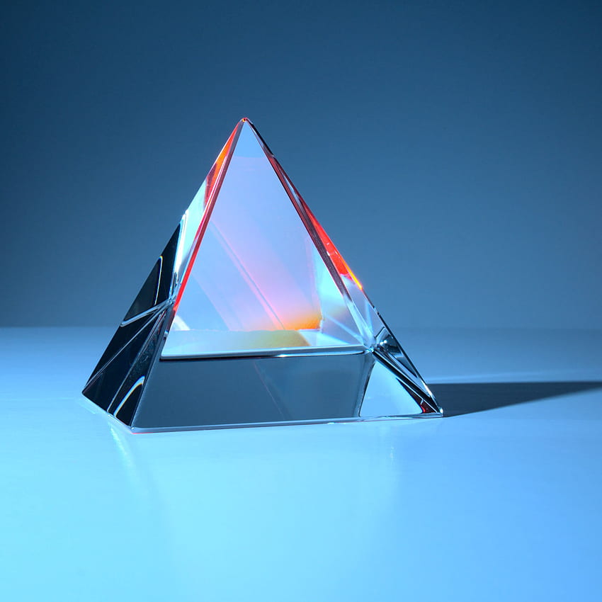 Glass, Face, Facets, Prism, Pyramid HD phone wallpaper