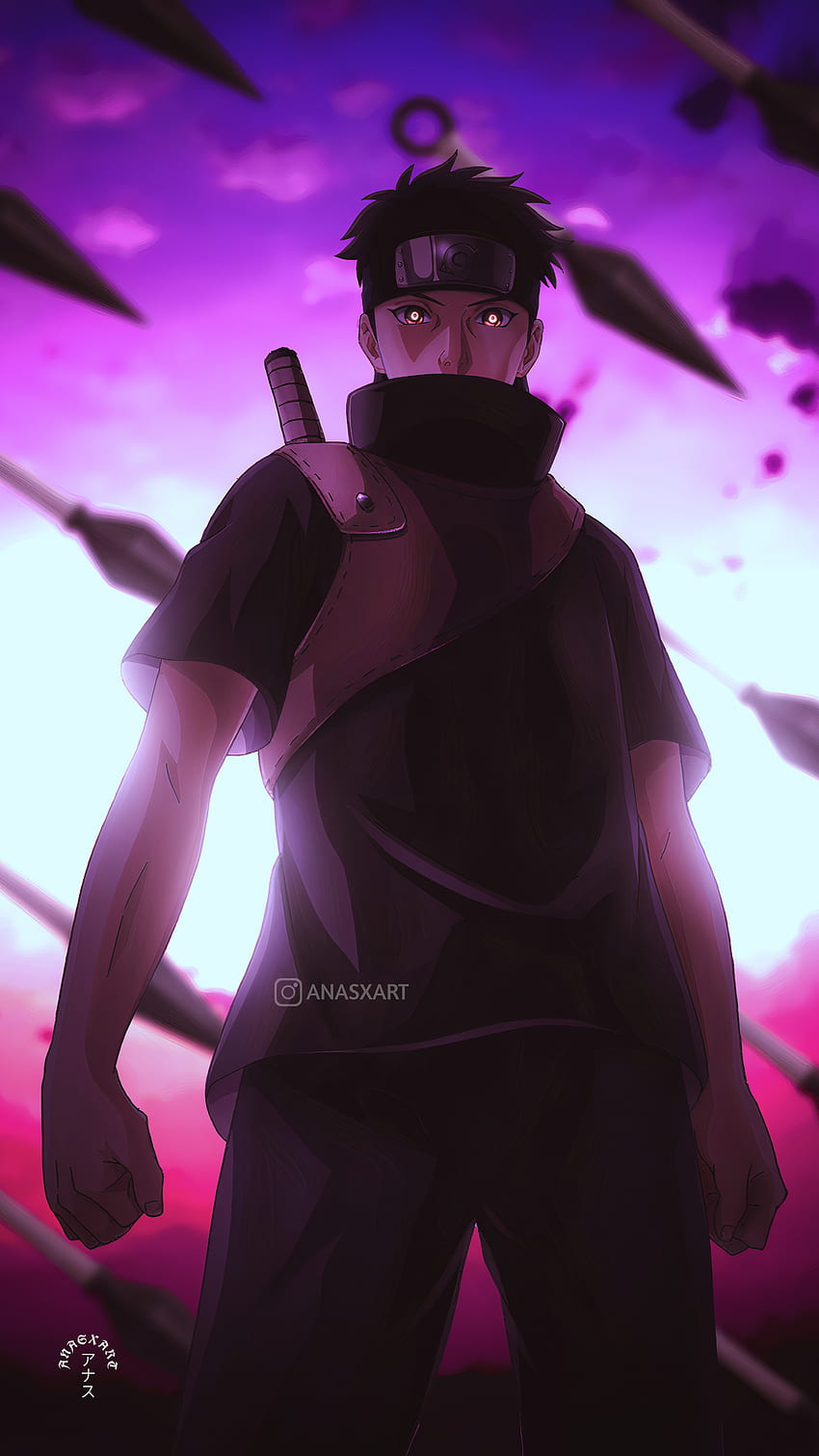 Wallpaper ID 299205  Anime Naruto Phone Wallpaper Shisui Uchiha  Minimalist 1620x2160 free download