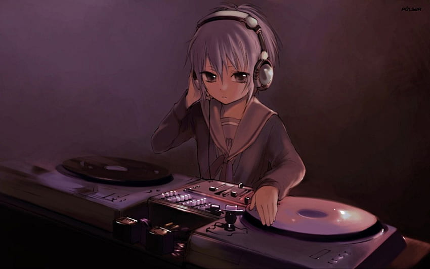 Anime DJ, Anime Boy Music HD wallpaper