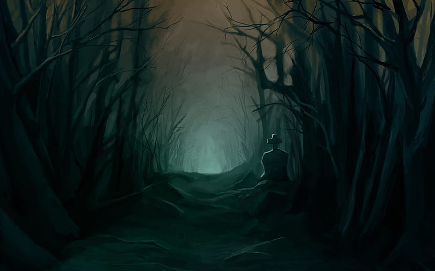 Dark Scary Forest HD wallpaper | Pxfuel