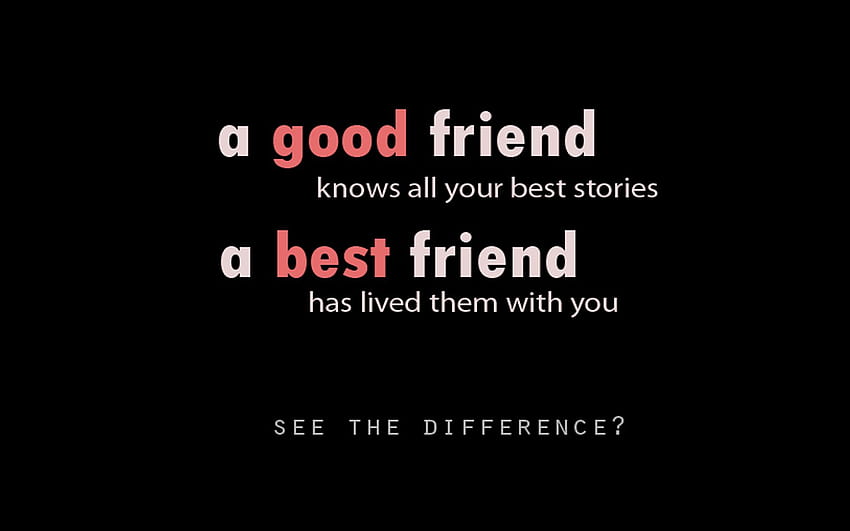 True Meaning Of Friendship Quotes. HD wallpaper | Pxfuel