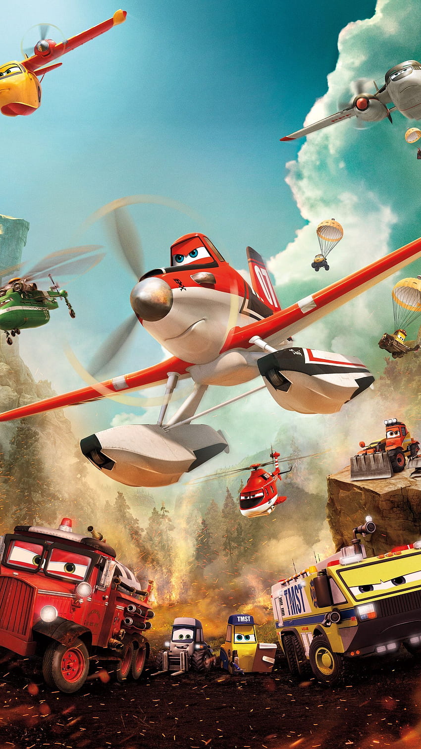 Avions: Fire & Rescue (2014) Téléphone . Moviemania en 2020, les avions Disney Fond d'écran de téléphone HD