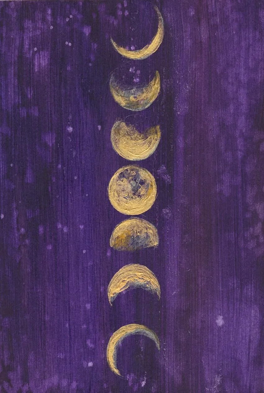 달의 위상 캔버스 인쇄 Boho Wall Art 보헤미안 홈 데코. 엣시. Boho canvas art, Moon art, Moon phases art HD 전화 배경 화면