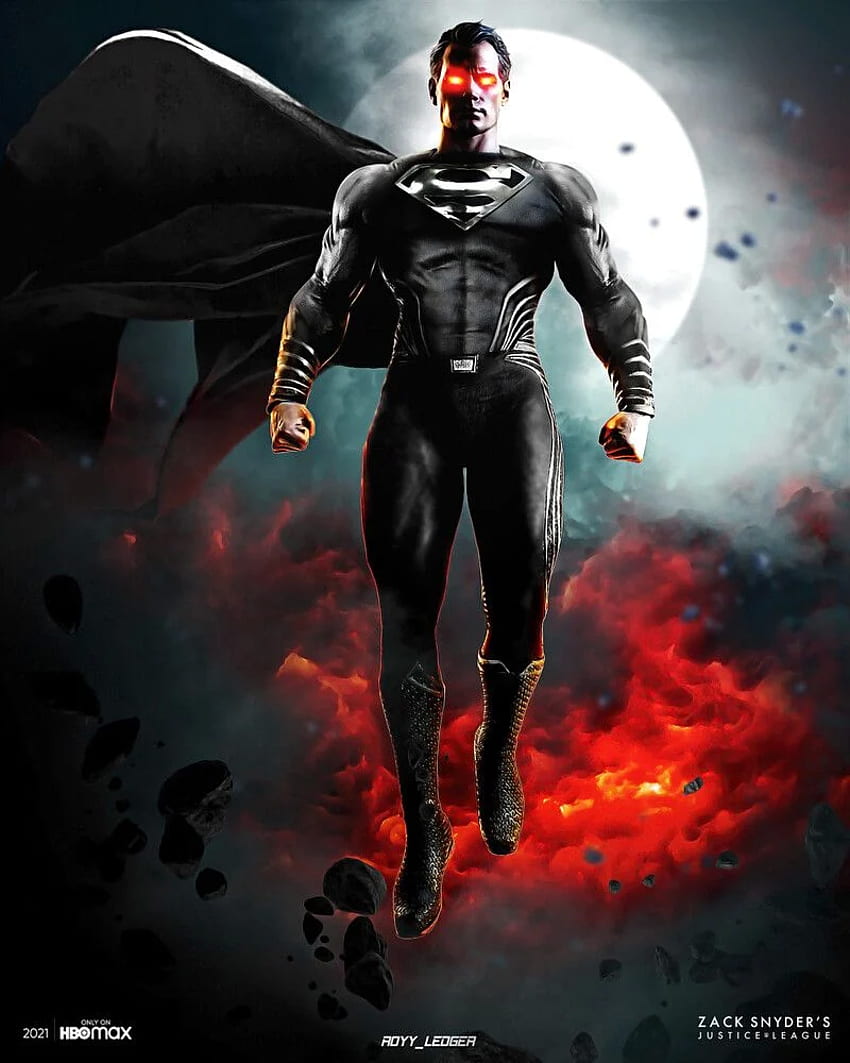 ArtStation - Zack Snyder's Justice League : Black Suit Superman, Royy  _Ledger in 2021. Dc comics iphone, Superman , Dc comics , Justice League  Superman HD phone wallpaper | Pxfuel