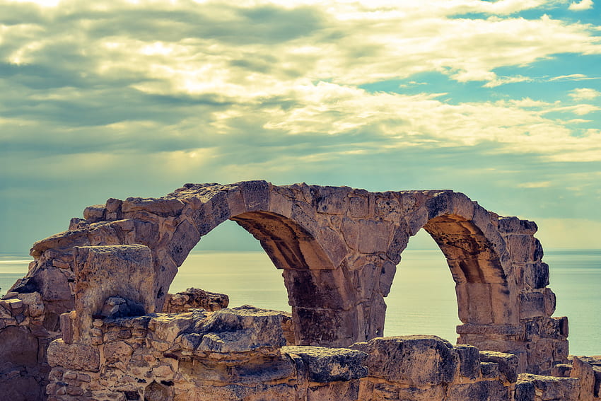 Nature, Ruine, Ruines, Antiquité, Chypre, Curion, Kourion Fond d'écran HD