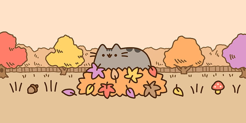 You can now post cartoon stickers on anyone's Facebook profile, Pusheen HD wallpaper