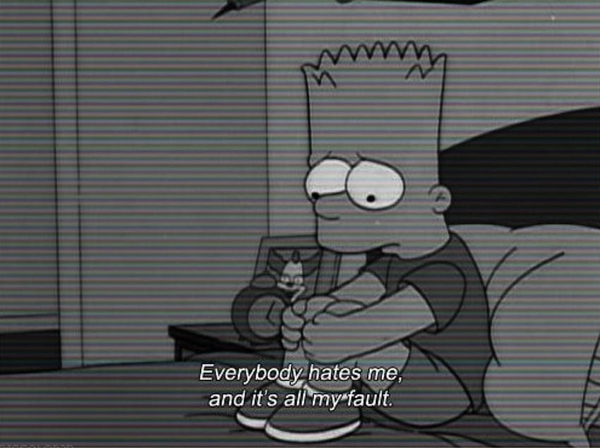 HD sad simpson wallpapers