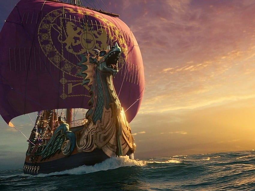 Guerreros en el mar, mar, barco, colores, hermoso, vikingo, mágico, dragón, emperador, esplendor, agua, guerrero, océano fondo de pantalla