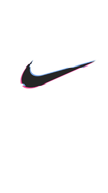 Nike, aesthetic, glitch, natural, HD wallpaper