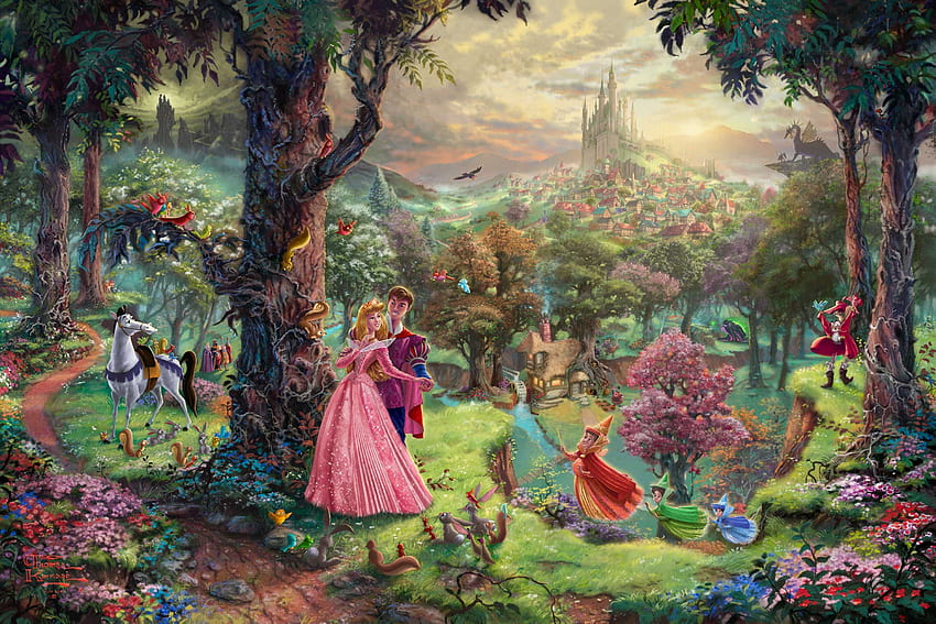 Thomas Kinkade Disney HD wallpaper