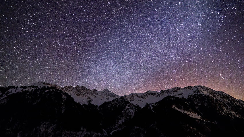 hills mountains . Night skies, Night sky , Night sky, 2880x1620 HD wallpaper