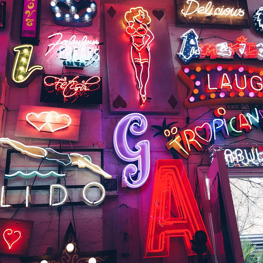 Get Lost In God's Own Junkyard - CATTITUDE & CO. Neon signs, Neon ...
