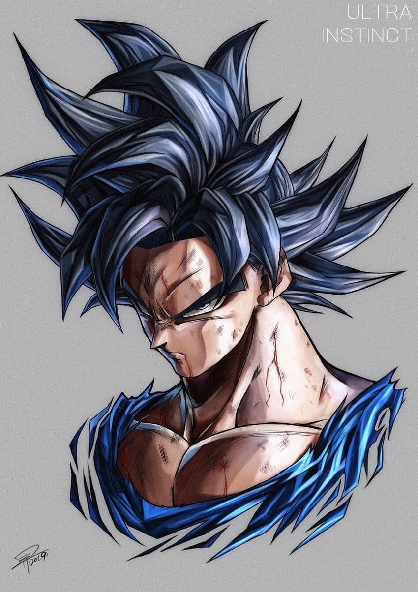 Ultra Instinct Goku with the grey scale Pre background drawing ssj blue  Gogeta from dragonball super  My drawing course is almost done   Instagram