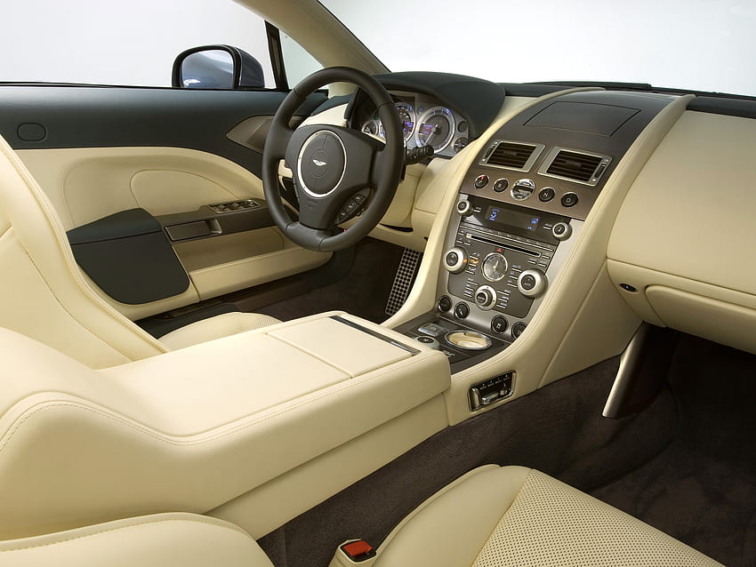 Interior, Aston Martin, Cars, Steering Wheel, Rudder, Salon, Speedometer, 2009, Rapide HD wallpaper